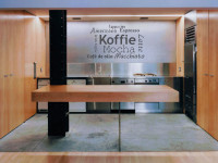Muurstickers gesneden (C) muurteksten, keuken, koffie, grijs, coffee, espresso