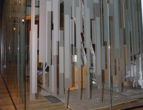 Gesneden raamfolie (1), raamfolie op maat, raamfolie aan beide kanten van het glas