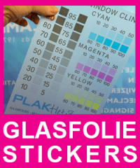 Statische glasfolie stickers ontwerpen op maat met eigen ontwerp