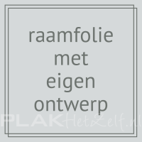 raamfolie, glasfolie, eigen ontwerp, gesneden ontwerp, PLAKhetZelf