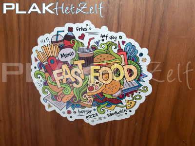 vloer sticker, houten vloer, muursticker, huisstijl