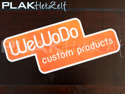 vloersticker, op maat, logo, huisstijl, houtenvloer