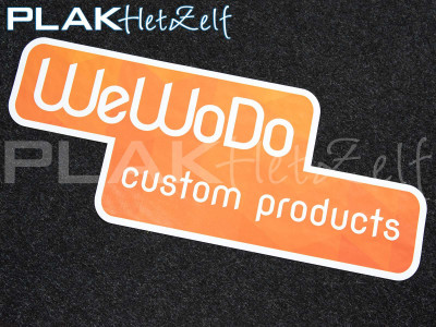 vloersticker, op maat, logo, vorm gesneden, vloerbedekking