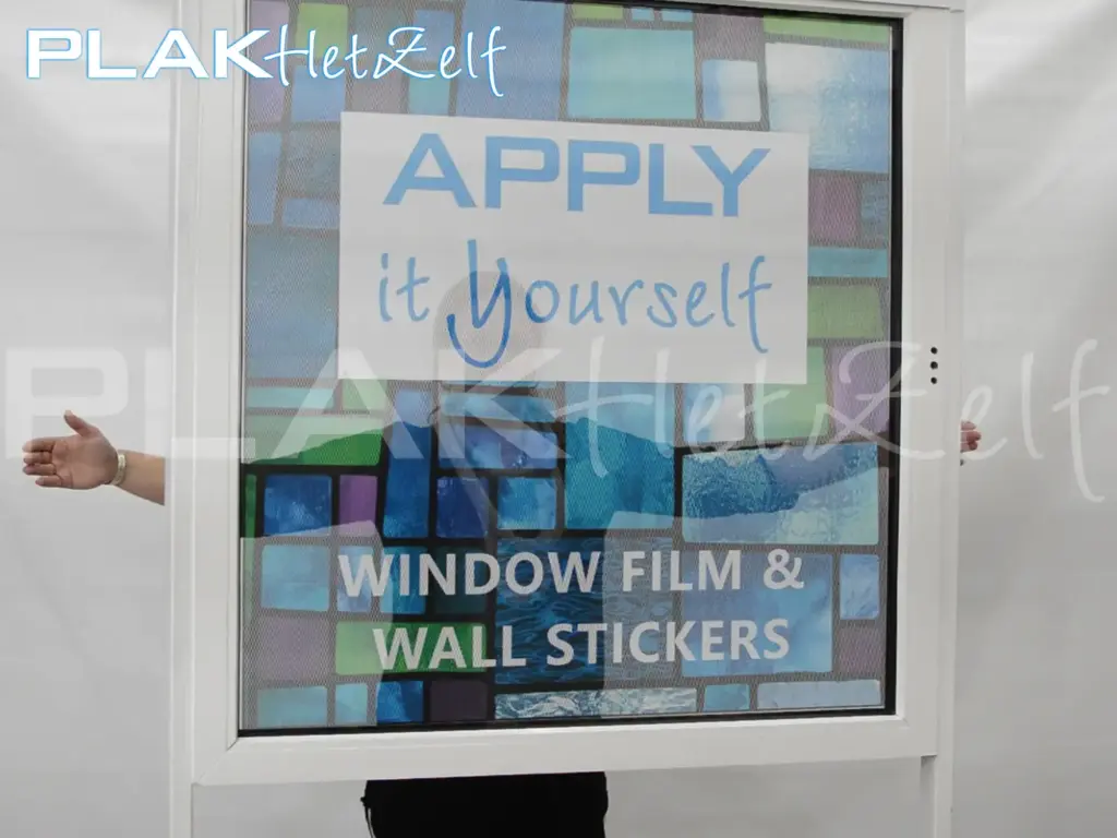 One-way vision raamfolie, gedeeltelijke privacy